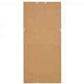 Mirror Brown Anke, brown/gold color, H160x74x2.3cm