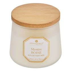 Candle in glass jar Elisa Bois, 200g, H8.3cm, D9.1cm