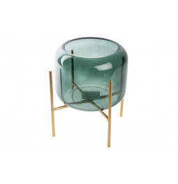 Подсвечник  Windlight Leona, стекло, H19cm, D14