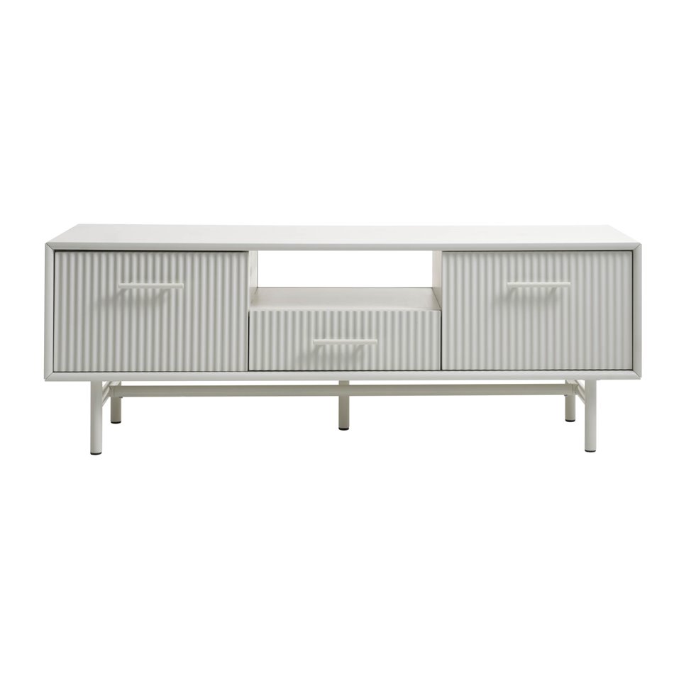 ТВ столик Unalma, серый, MDF/металл, H50х45х140см