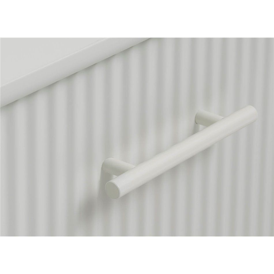 ТВ столик Unalma, серый, MDF/металл, H50х45х140см