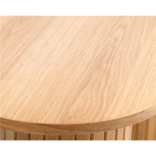 Консоль Nola, натурального цвета, шпон дуба/MDF, H75х130х40см