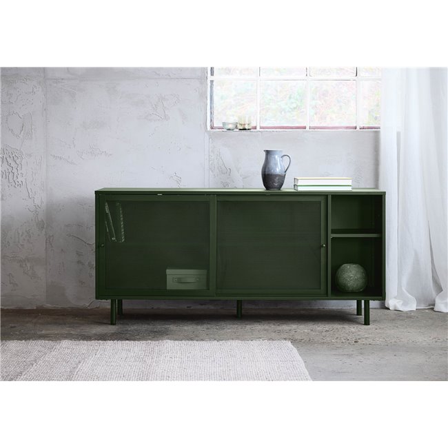 Комод Uvep, оливково-зеленый, сталь, H75х160х45см