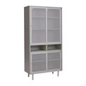 Cabinet Uvep, grey, steel, H180x90x40cm