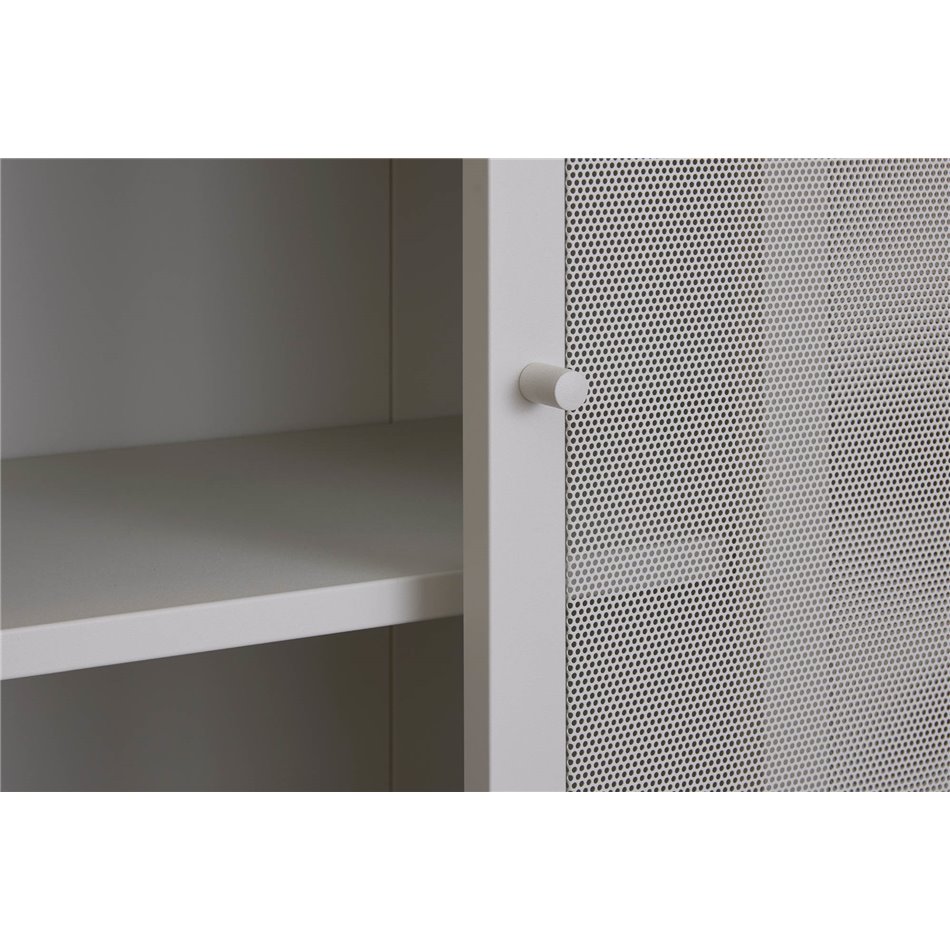 Cabinet Uvep, grey, steel, H180x90x40cm