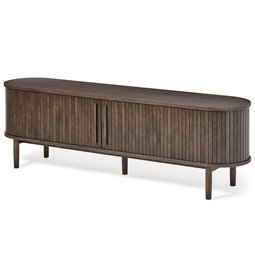 ТВ столик Umeta, цвет эспрессо, MDF/дубовый шпон, H55.5x180x40см
