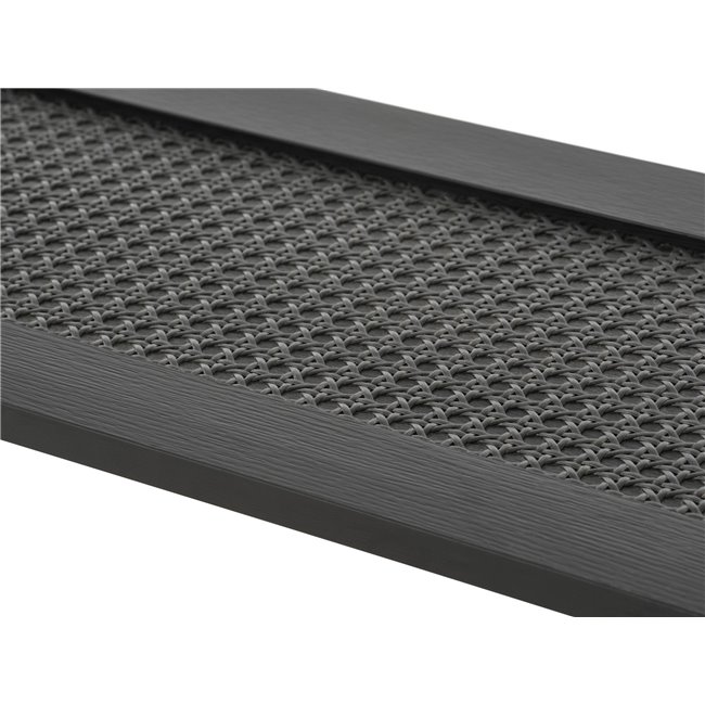 Coffee table Usakola, black, MDF/metal, H75x100x37cm