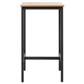 Барный столик Uncesura, натурального цвета, MDF/металл, H105x60x60см