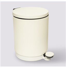 Garbage softclose Onix, beige, 5L, 27.2x20.5cm H28.2cm