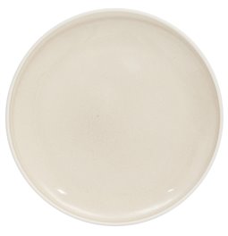 Dessert plate CHIARA BEIGE, D21cm H2.2cm