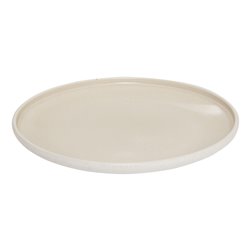 Dessert plate CHIARA BEIGE, D21cm H2.2cm