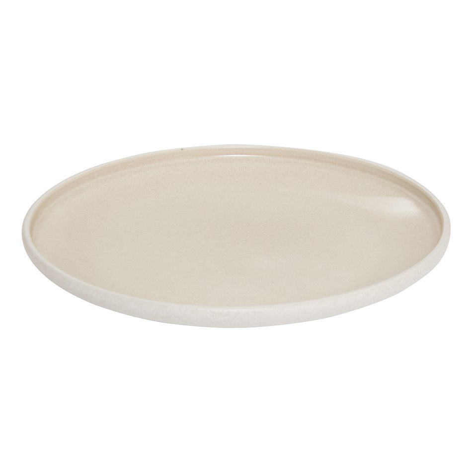 Dessert plate CHIARA BEIGE, D21cm H2.2cm