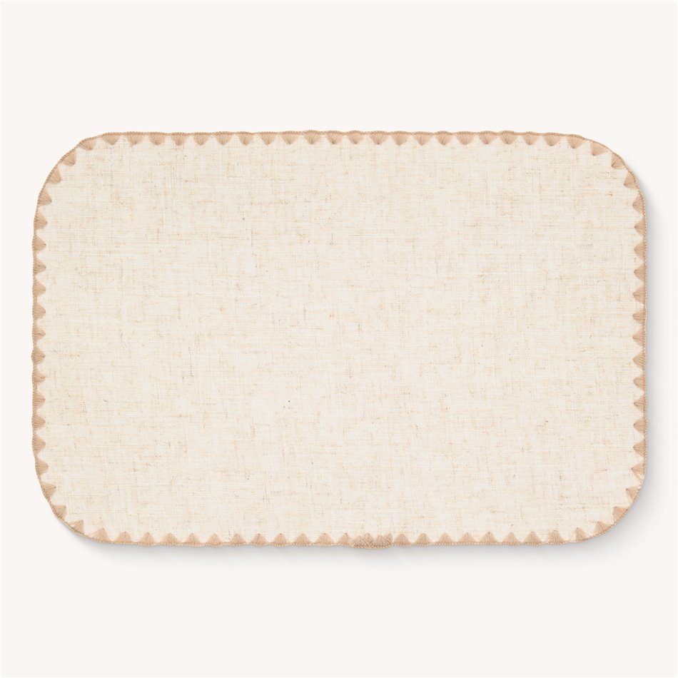 Placemat SET TABLE SANDRINE BEIGE, 45x30cm
