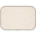 Placemat SET TABLE SANDRINE Grey, beige/grey, 45x30cm