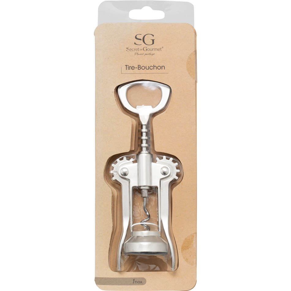 Corkscrewk, silver color, H17x6x3.8cm               