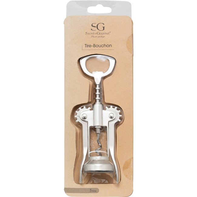 Corkscrewk, silver color, H17x6x3.8cm               