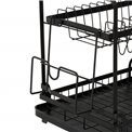 Dish draines Black Edition, 2-tier, black, H30x49.5x37cm