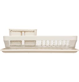 Dish drainer Mayaj, beige, H13.5x43x32cm