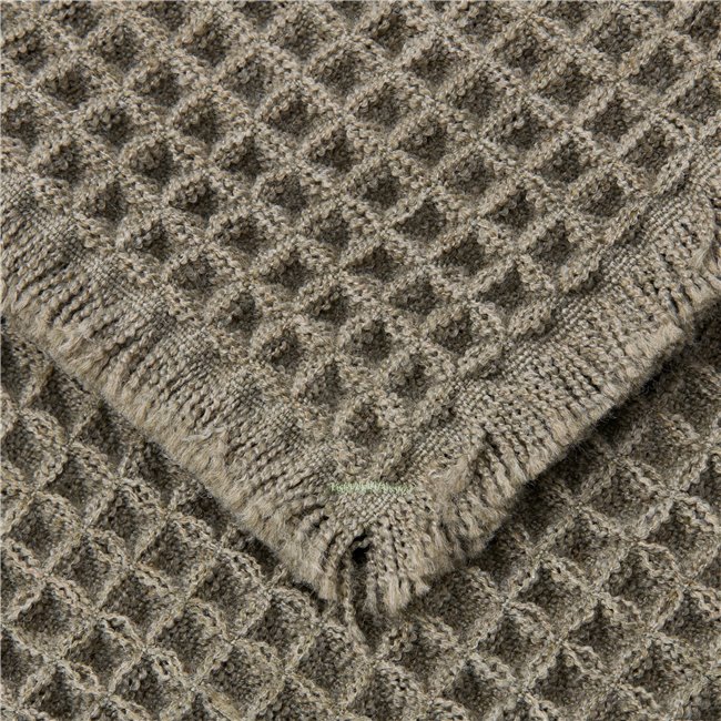 Коврик для ванной Honeycomb green, серо-зеленый, 50x80cm