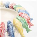 Декоративное блюдо Colour fish, H13.5cm, D34.7cm