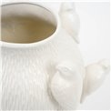 Ваза Bird white, белый, H31.5cm, D29cm