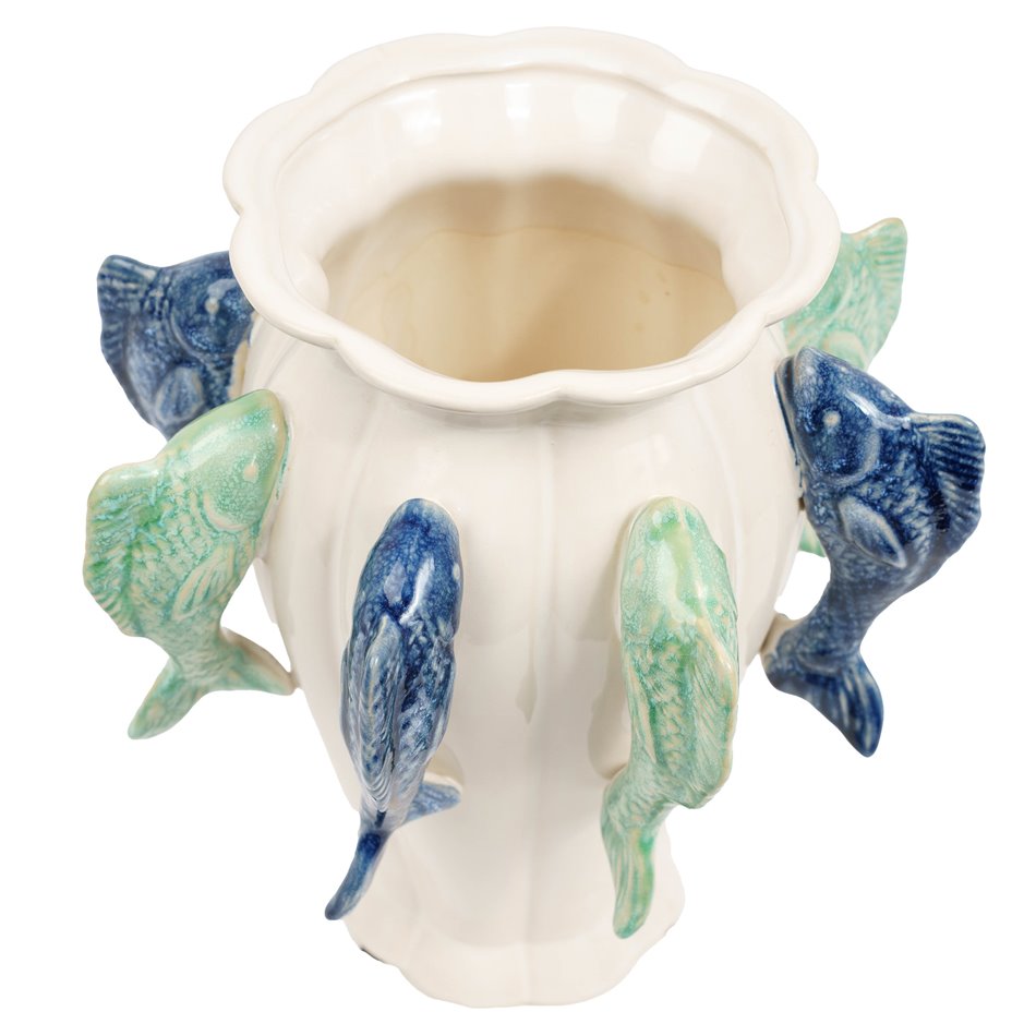Ваза Blue fish, H31.5cm, D22.5cm