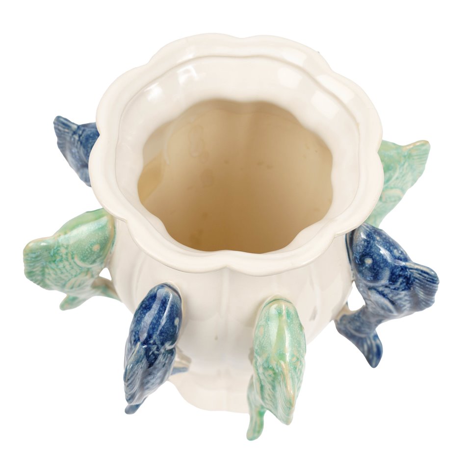 Ваза Blue fish, H31.5cm, D22.5cm