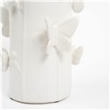 Ваза Butterfly white, белый, H30.5cm, D16cm