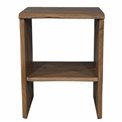 Bedside shelf Saetre, mango wooden, H60x46x40cm