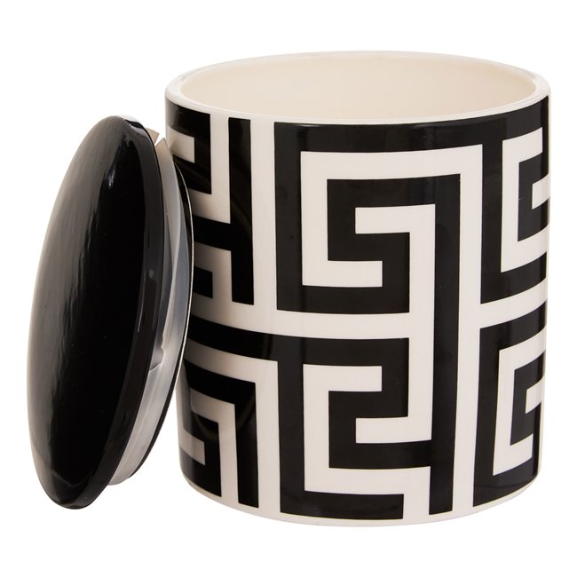 Свеча в керамической чаше Palm Resort, 935g, H14.4cm, D12.8cm