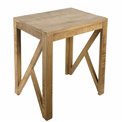 Side table Saggo L, mango wood, 45x35cm H50cm