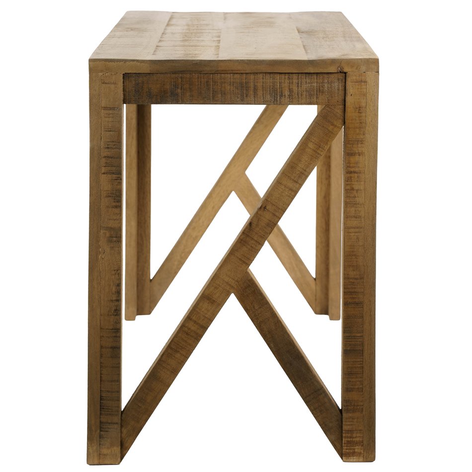 Side table Saggo L, mango wood, 45x35cm H50cm