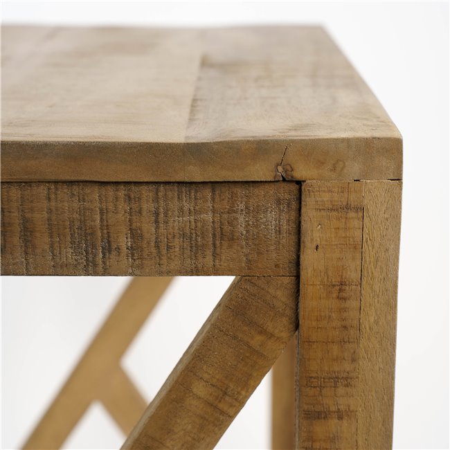Side table Saggo L, mango wood, 45x35cm H50cm