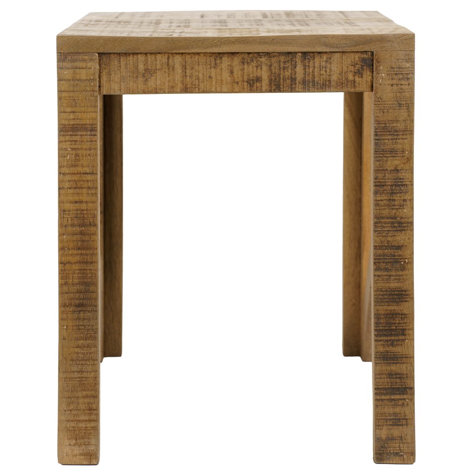 Side table Saggo M, mango wood, 35x35cm H42cm