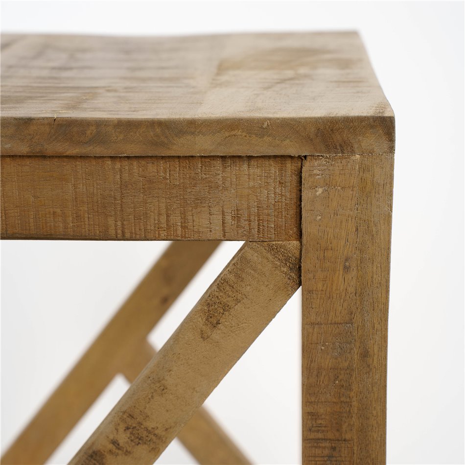 Side table Saggo M, mango wood, 35x35cm H42cm