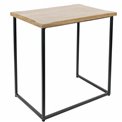 Side table Sagora L, mango wood/metal, 45x30cm H45cm