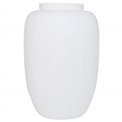 VASE ELENE, white, H45.5cm, D29.5cm