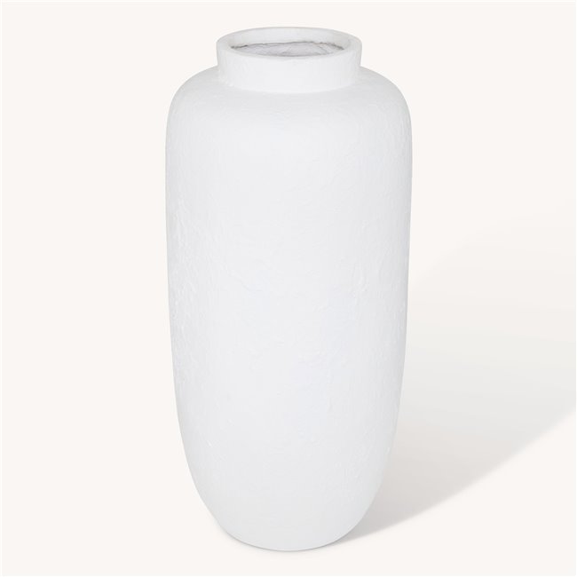 Vase ELENE, white, H66cm, D30cm