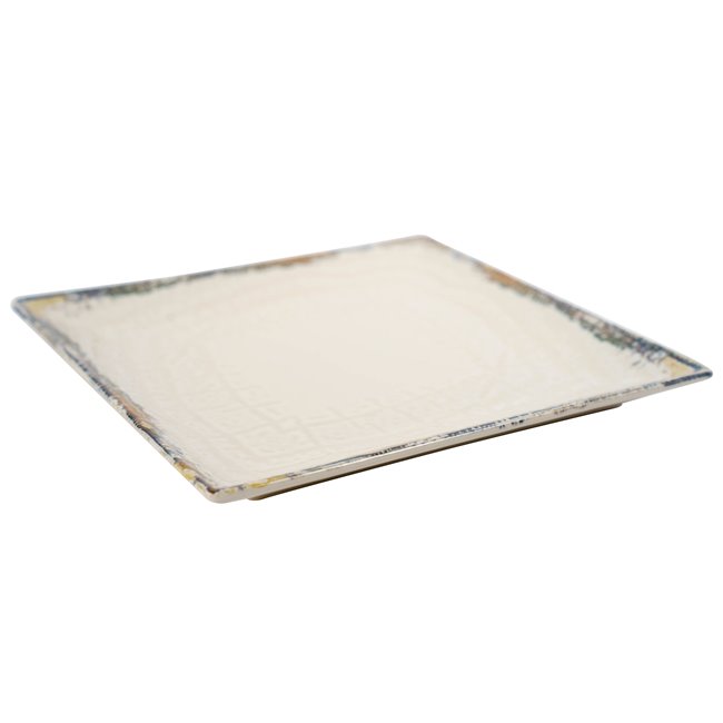 Dessert plate Albus Elite, 18x18cm H2cm