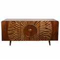 Sideboard Verde Brown, mango wood/MDF, H75x38x160cm