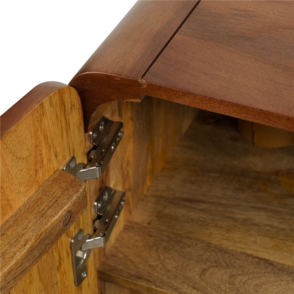 Sideboard Verde Brown, mango wood/MDF, H75x38x160cm