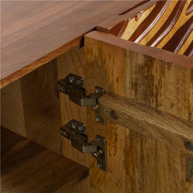 Sideboard Verde Brown, mango wood/MDF, H75x38x160cm