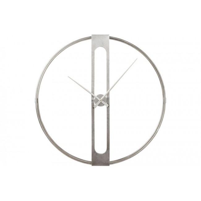 Sienas pulkstenis Clip, sudraba krāsa, D107cm