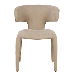 Pusdienu krēsls Tobi, bēšs, H76x58x50cm, sēdvirsmas augstums 48cm