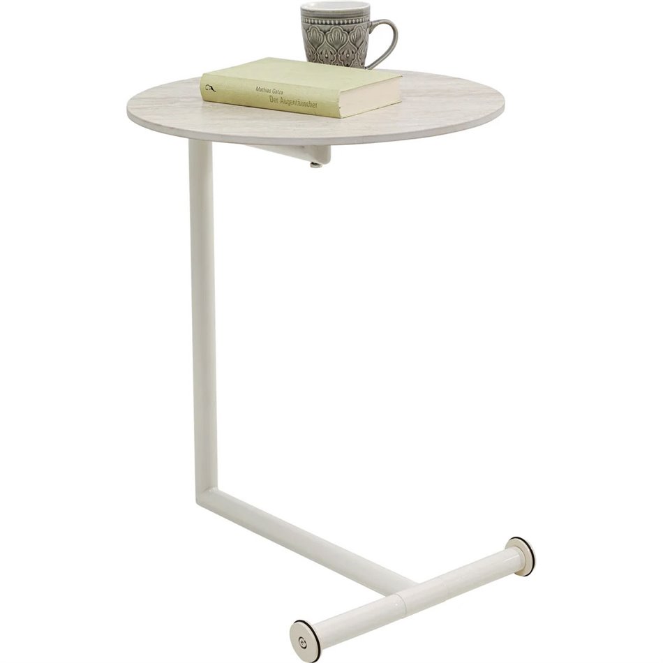 Приставной столик Easy Living Greige, MDF/сталь, 49x46cm H64cm