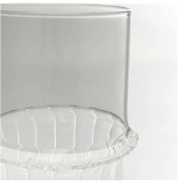 Wine glass Noelle, grey, 415ml, H22cm, D8.7cm
