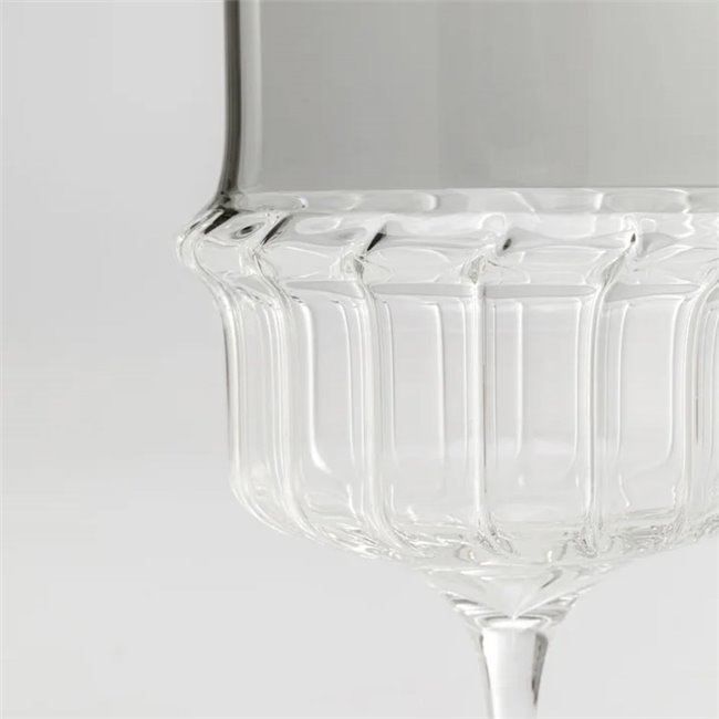 Vīna glāze Noelle, pelēka, 415ml, H22cm, D8.7cm