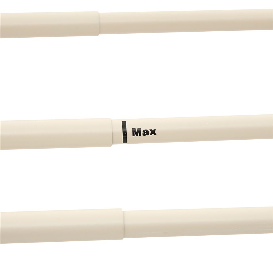 Shoe rack BEIGE CASSIE, steel/acacia wood, H53.5x54.8x22.5cm