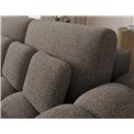 Sofa bed Elcotonn, sleeping function, Royal 20, boucle, beige, H105x256x119cm