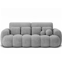 Sofa bed Elcotonn, sleeping function, Modullo 03, grey, H105x256x119cm